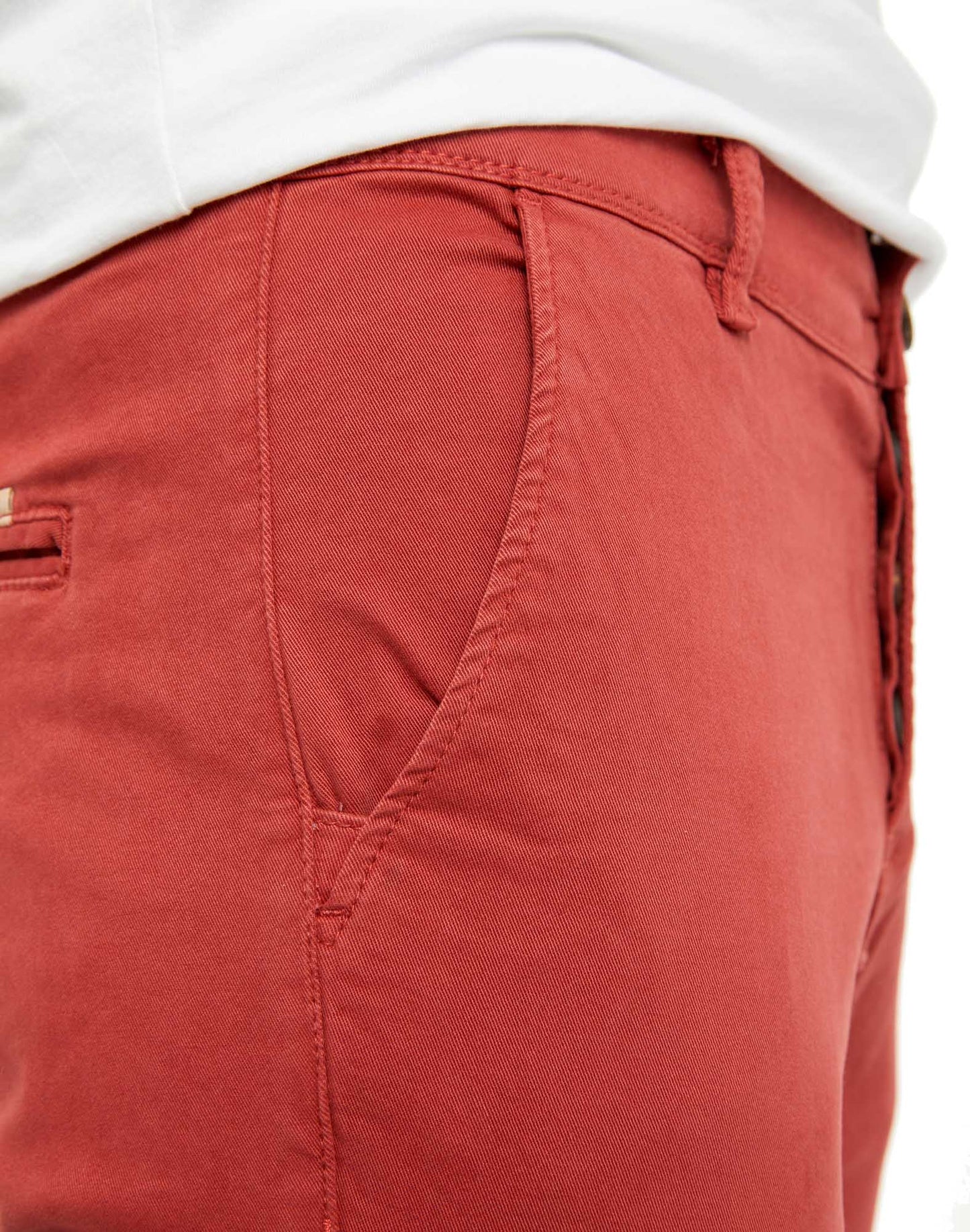 Pantalon Pullin de couleur Cerise
