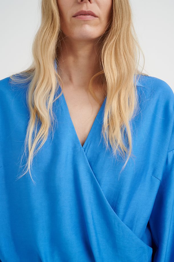 Blouse Inwear de couleur Bleu