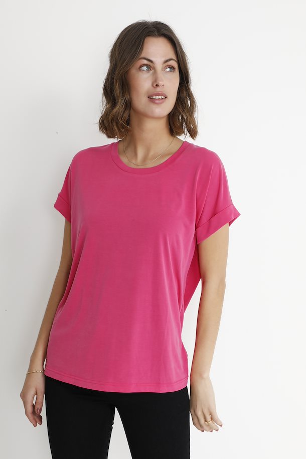 T-Shirt Culture de couleur Rose