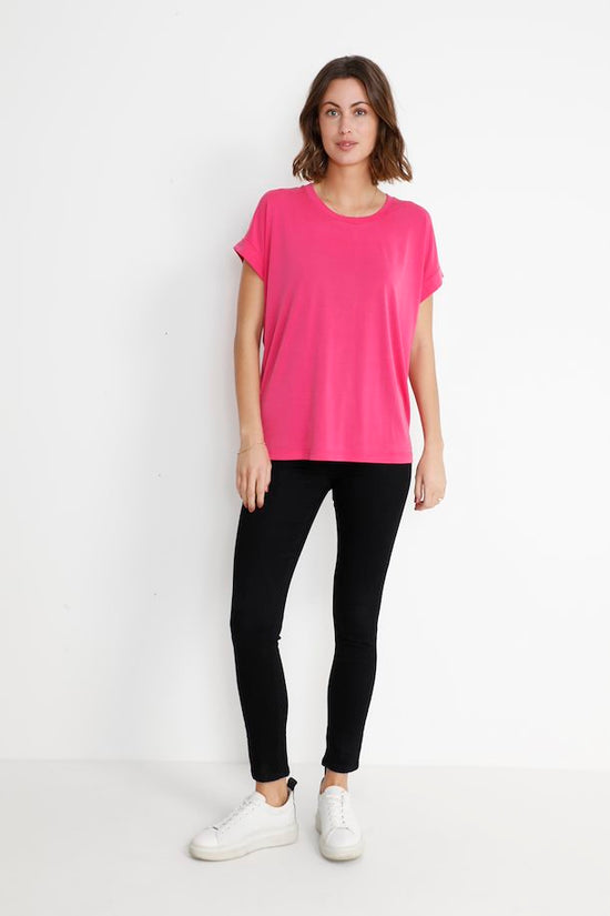 T-Shirt Culture de couleur Rose