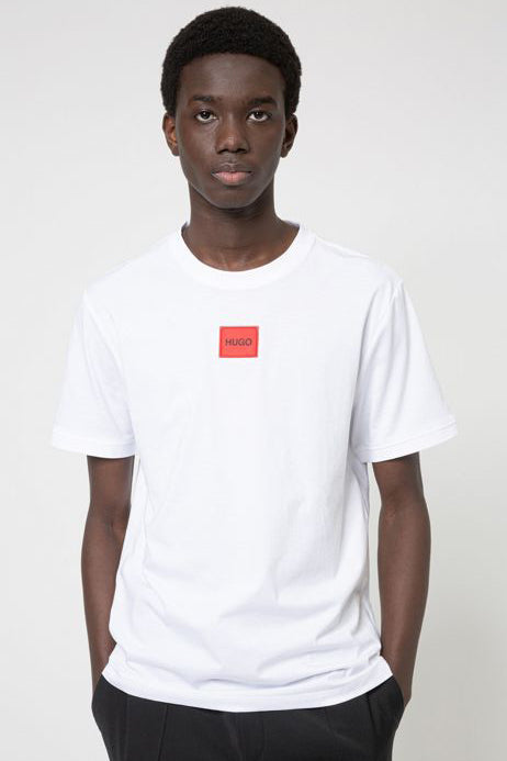 T-Shirt Hugo Boss De Couleur Blanc Homme