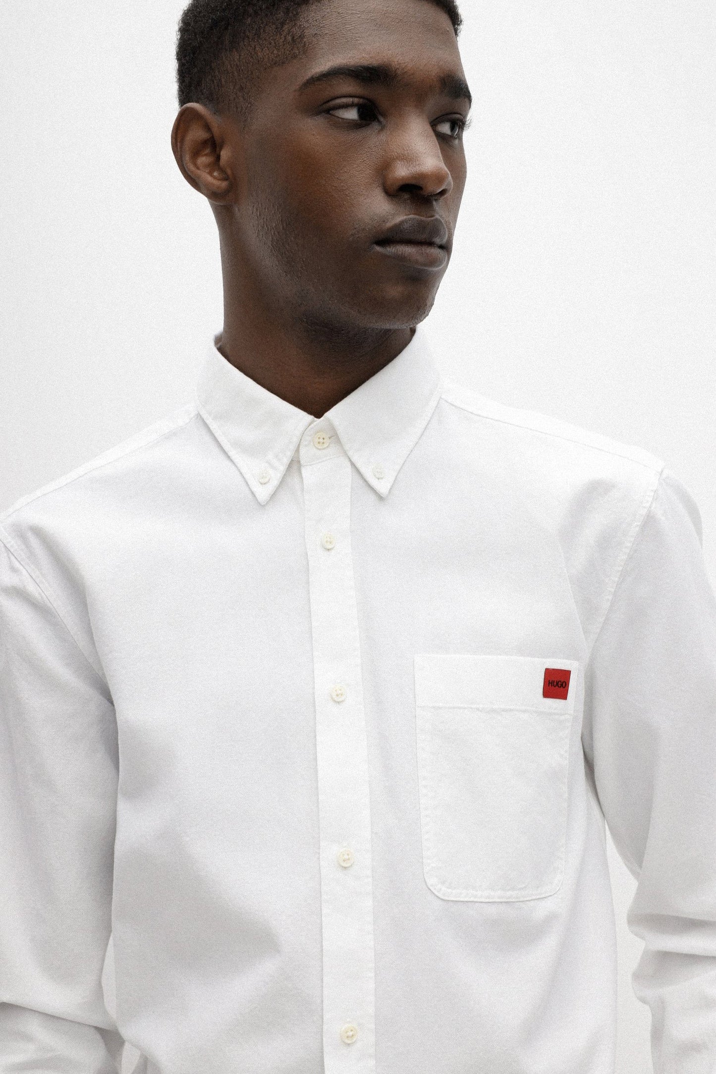 Chemise Hugo Boss De Couleur Blanc Homme