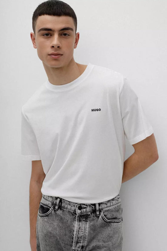 T-Shirt Hugo Boss De Couleur Blanc Homme