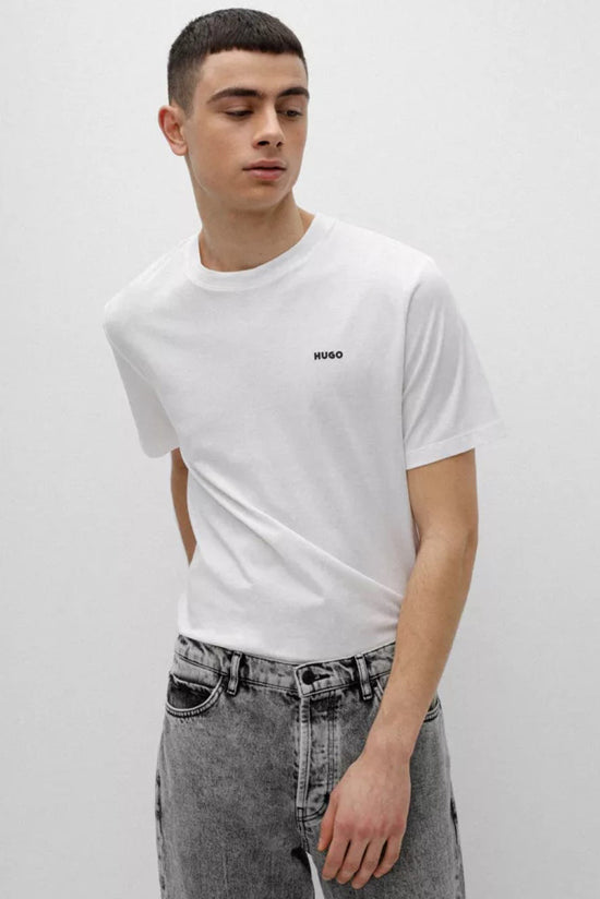 T-Shirt Hugo Boss De Couleur Blanc Homme