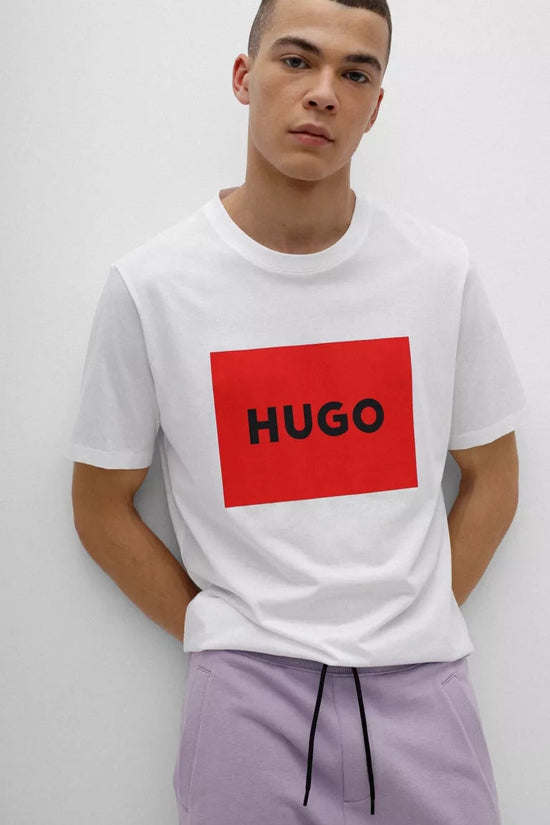 T-Shirt Hugo Boss De Couleur Blanc Homme