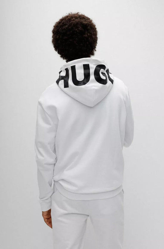 Veste A Capuchon Hugo Boss De Couleur Blanc Homme