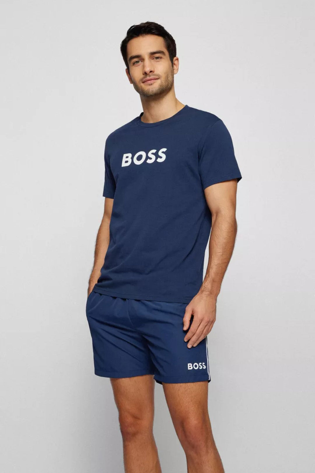 T-Shirt Hugo Boss De Couleur Marine Homme