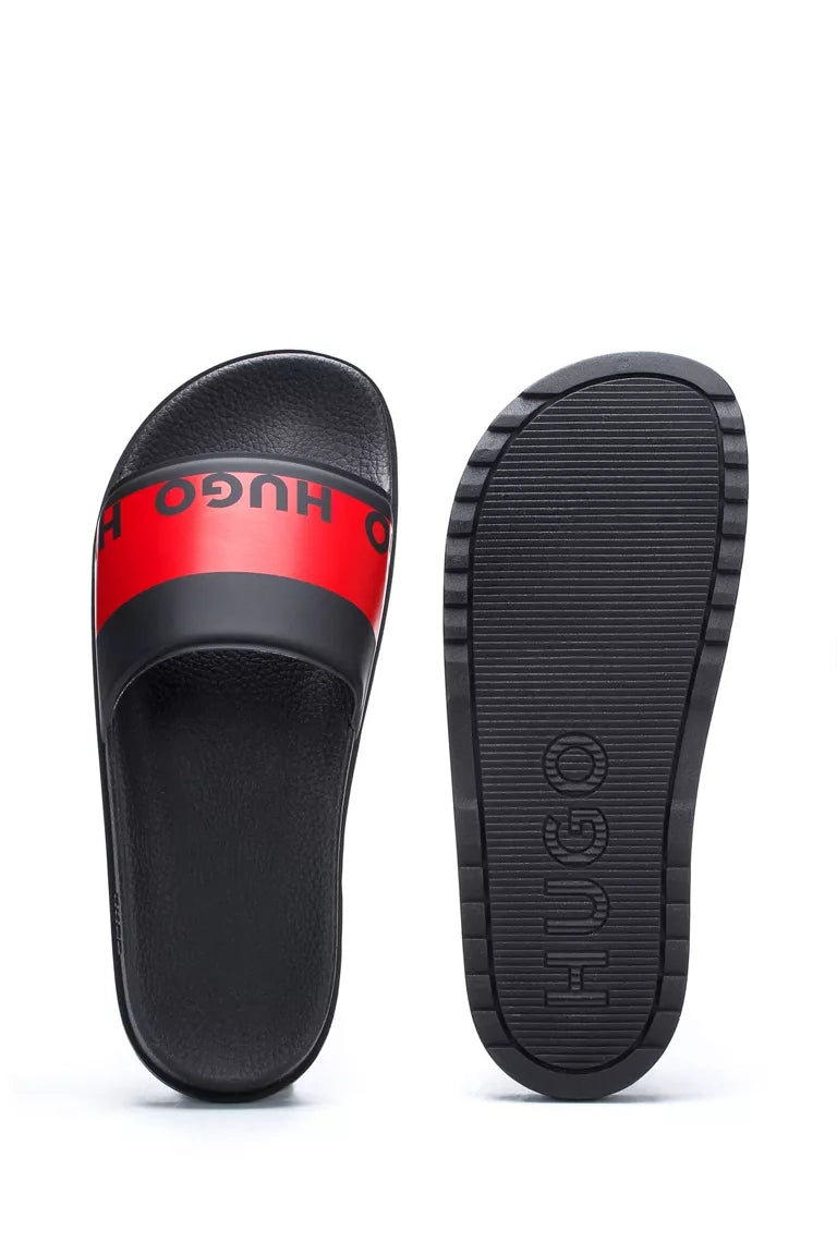 Sandale Hugo Boss De Couleur Noir Homme
