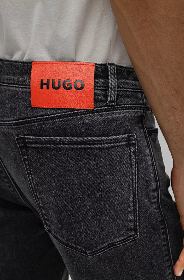Jeans Hugo Boss De Couleur Gris Homme
