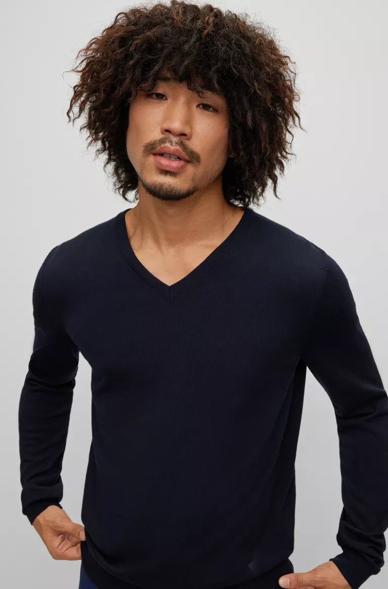 Hugo Boss sweater in Navy color