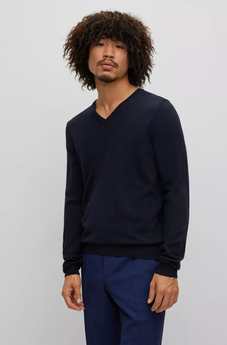 Hugo Boss sweater in Navy color