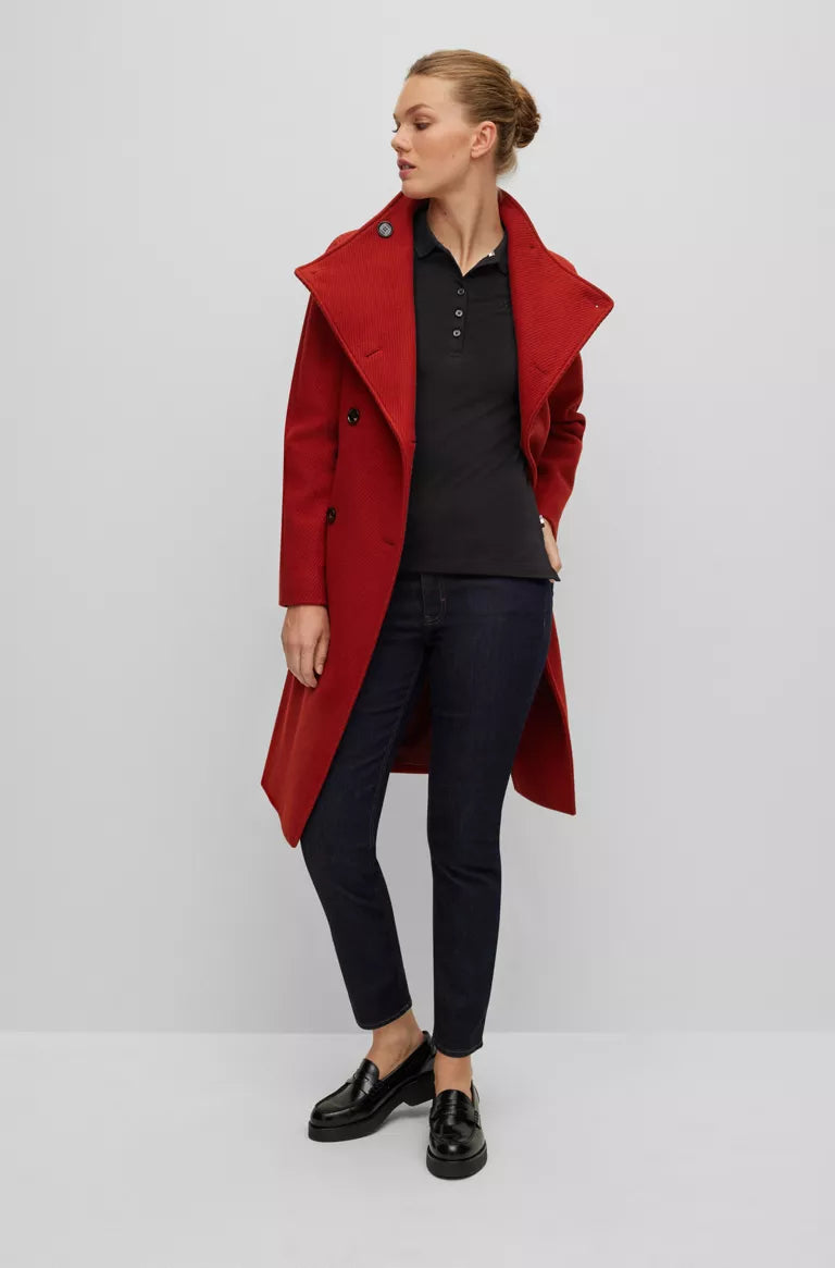 Polo Hugo Boss de couleur Noir