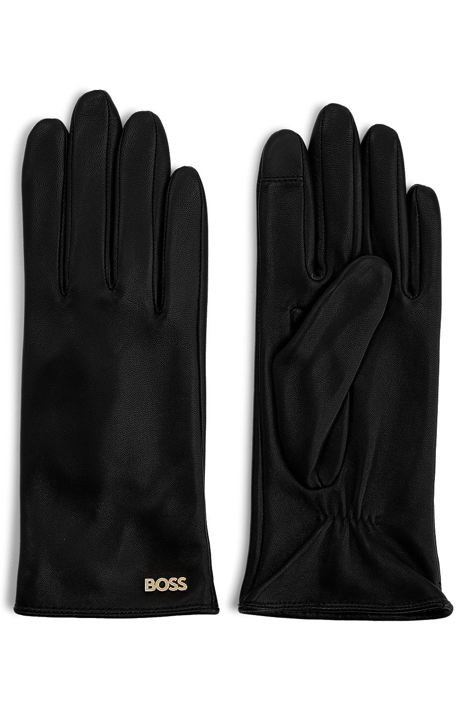 Black Hugo Boss mittens