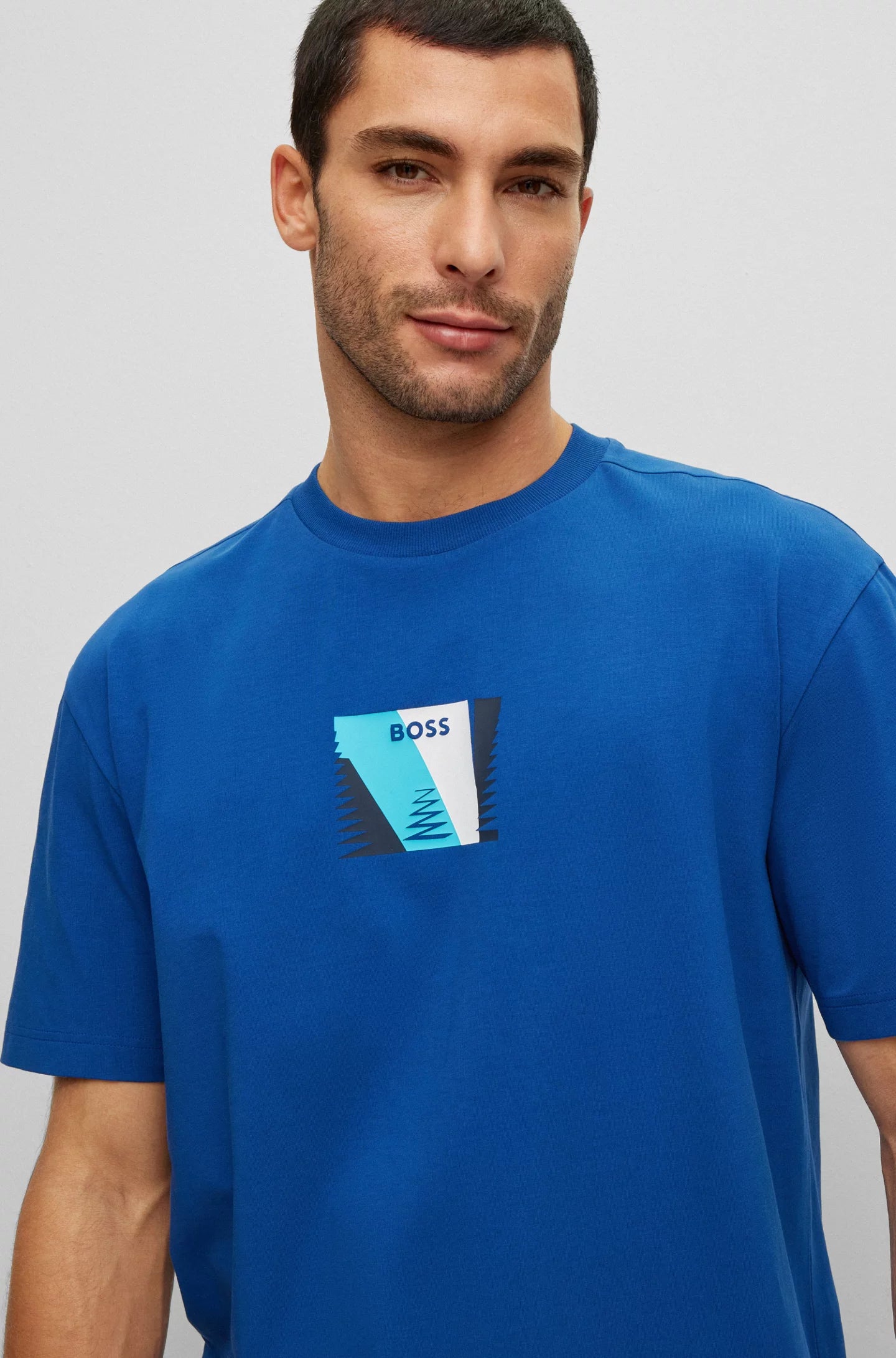 Charger l&amp;#39;image dans la galerie, T-Shirt Tee Hugo Boss de couleur Bleu
