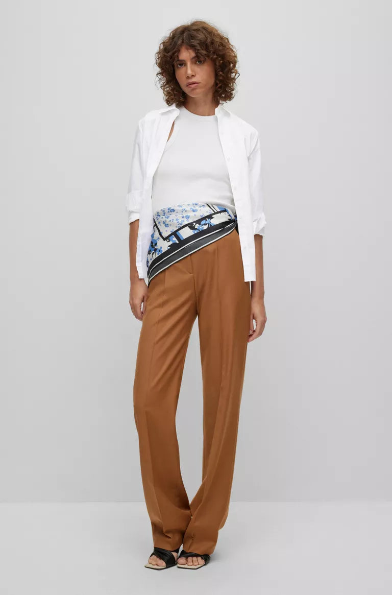 Blouse Hugo Boss De Couleur Blanc Femme