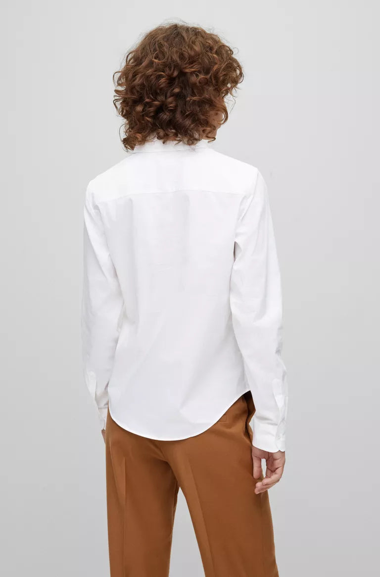 Blouse Hugo Boss De Couleur Blanc Femme