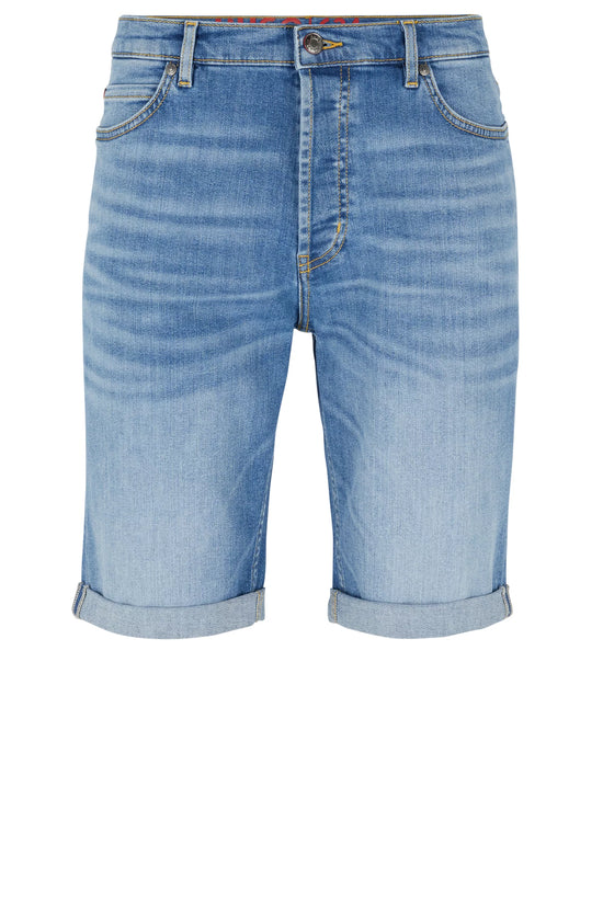 Short Jeans Hugo Boss de couleur Denim