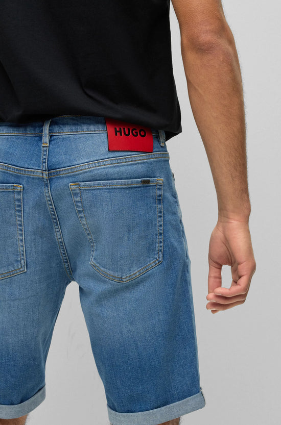 Short Jeans Hugo Boss de couleur Denim