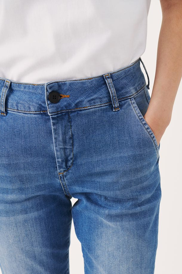 Jeans Soffia Part Two de couleur Denim Fonce