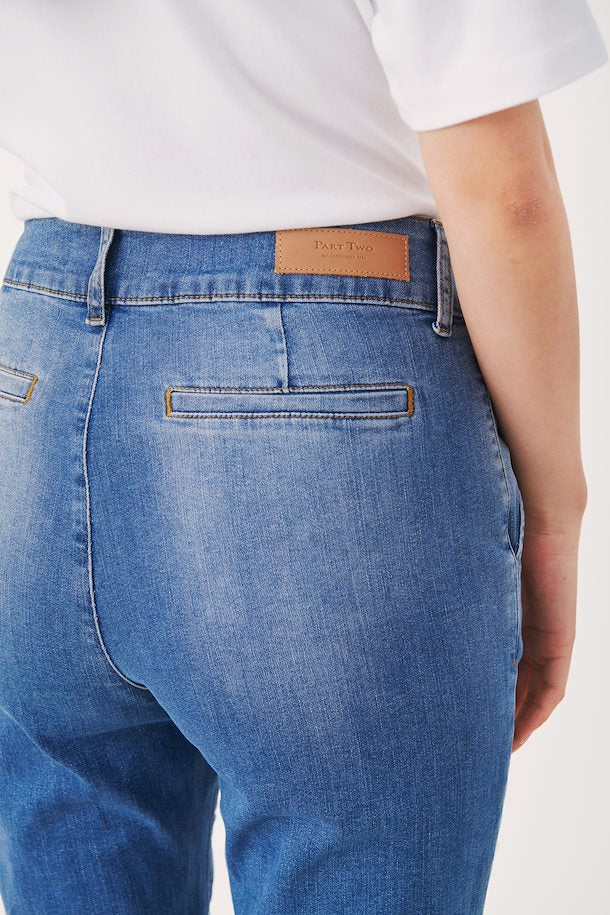 Jeans Soffia Part Two de couleur Denim Fonce