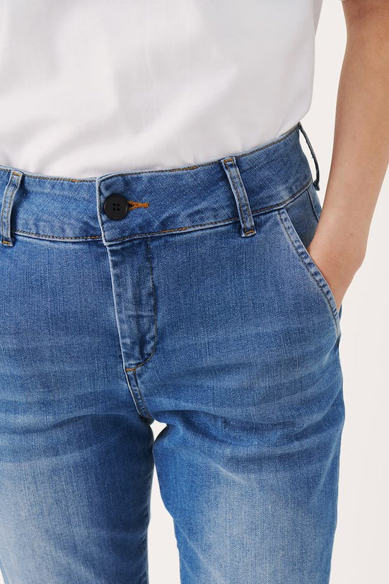 Jeans Soffia Part Two de couleur Denim Fonce