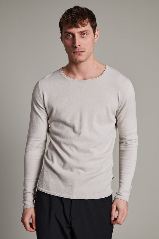 Chandail Manches Longues Matinique De Couleur Blanc Casse Homme