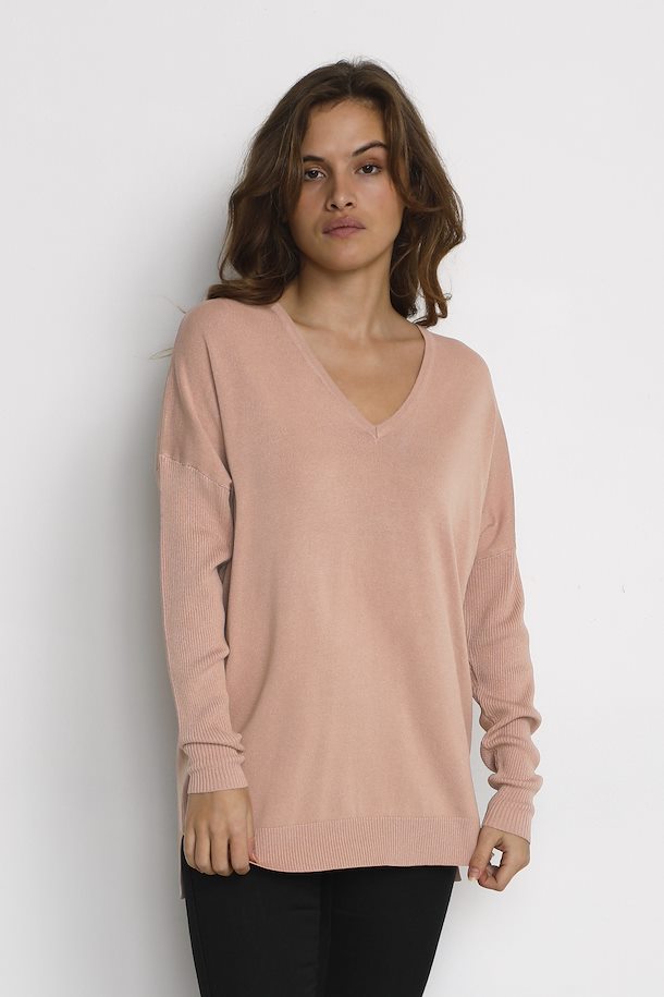 Chandail Kaffe De Couleur Rose Femme