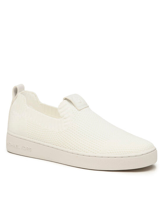 White Michael Kors Juno Knit Shoe (Kors-43R3Jufsad-085)