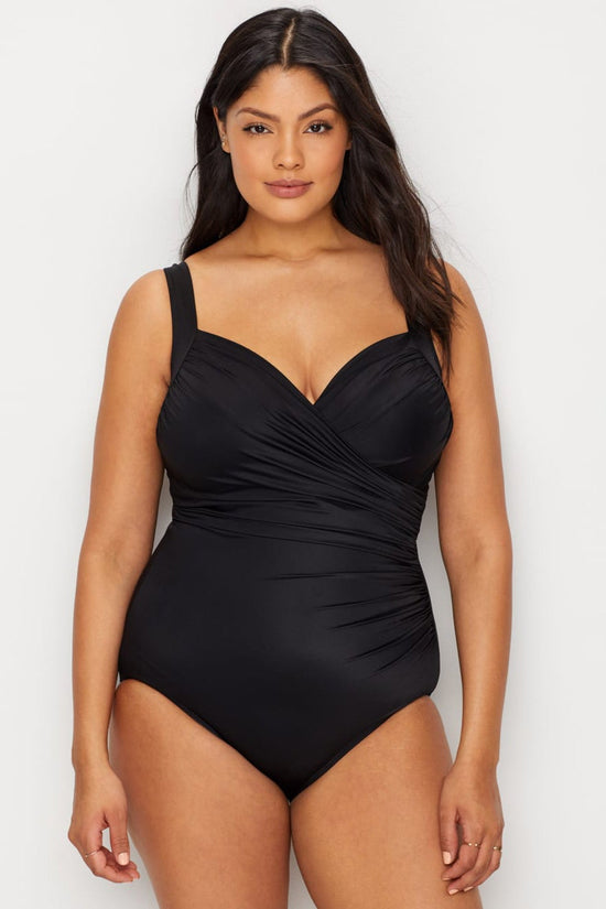 Maillot 1 Piece Miraclesuit De Couleur Noir Maillot