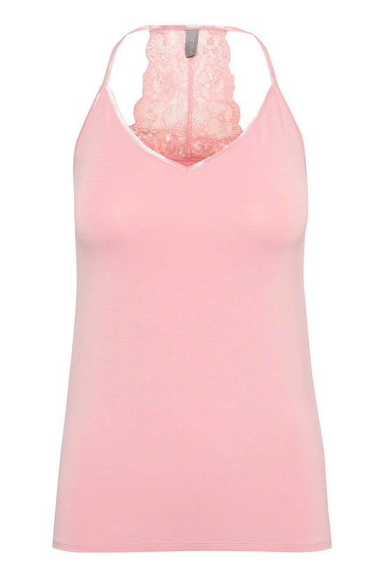 Camisole Poppy Lacé Culture De Couleur Mauve Pale Femme