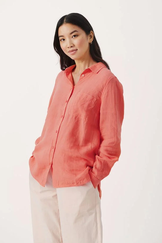 Part Two blouse in Coral color
