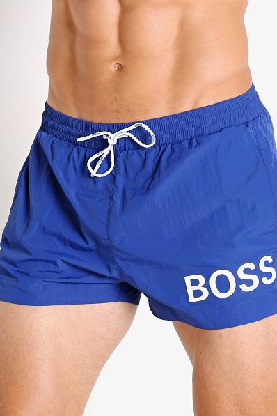 Maillot Hugo Boss De Couleur Bleu (Boss-50437378-423) Maillot