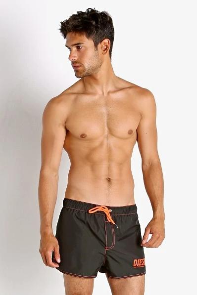 Maillot Réversible Court Sandy Diesel De Couleur Orange Maillot