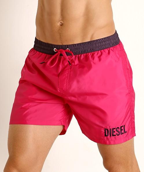 Maillot Court Reef Diesel De Couleur Fushia Maillot
