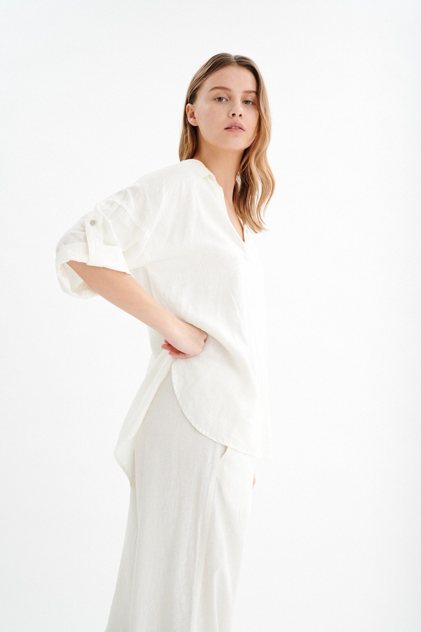 Tunique Inwear De Couleur Blanc Femme