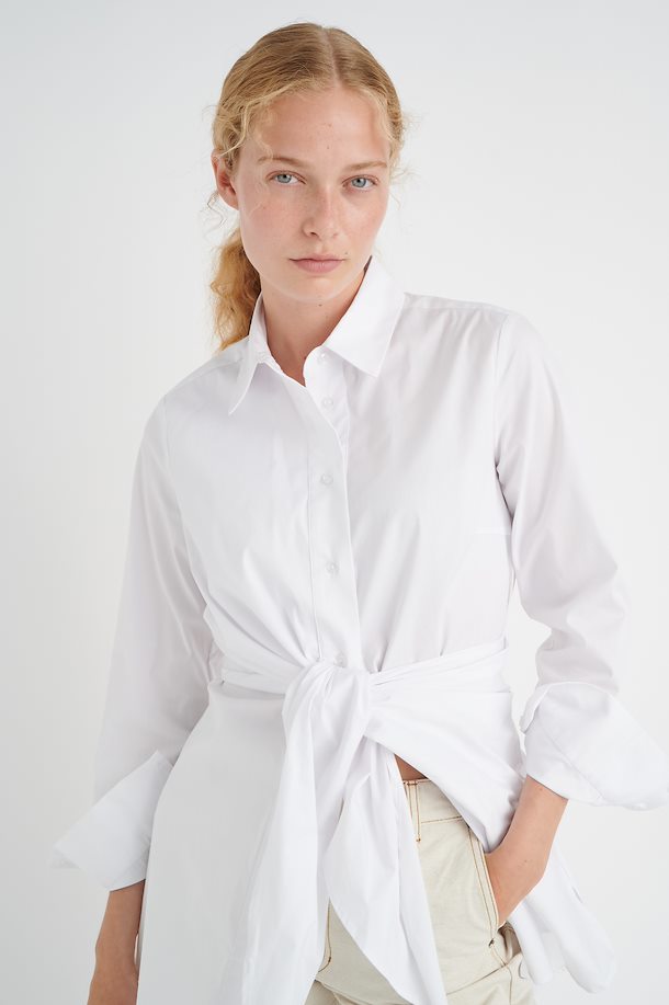 Blouse Inwear De Couleur Blanc Femme