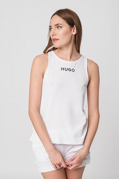 CamisoleTerry Pure Hugo Boss de couleur Blanc