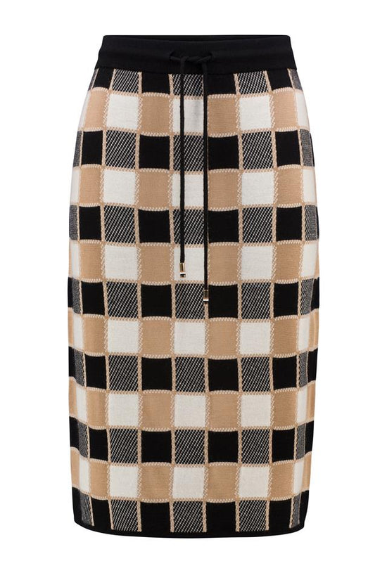 Black/Beige Hugo Boss Skirt