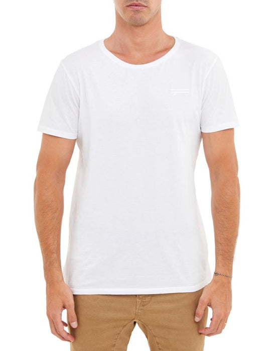 T-Shirt Pullin de couleur Blanc