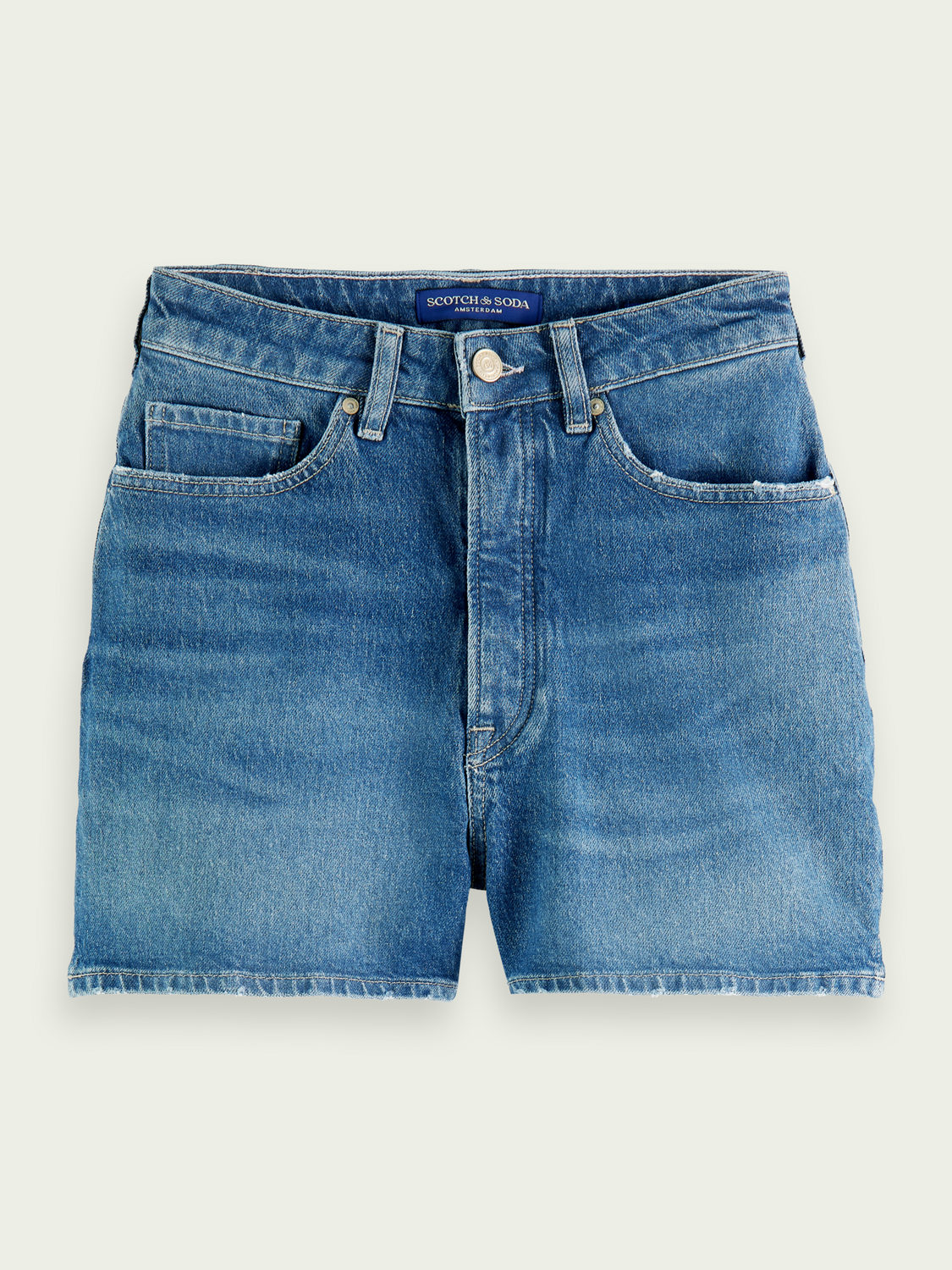 Short Scotch&Soda de couleur Denim