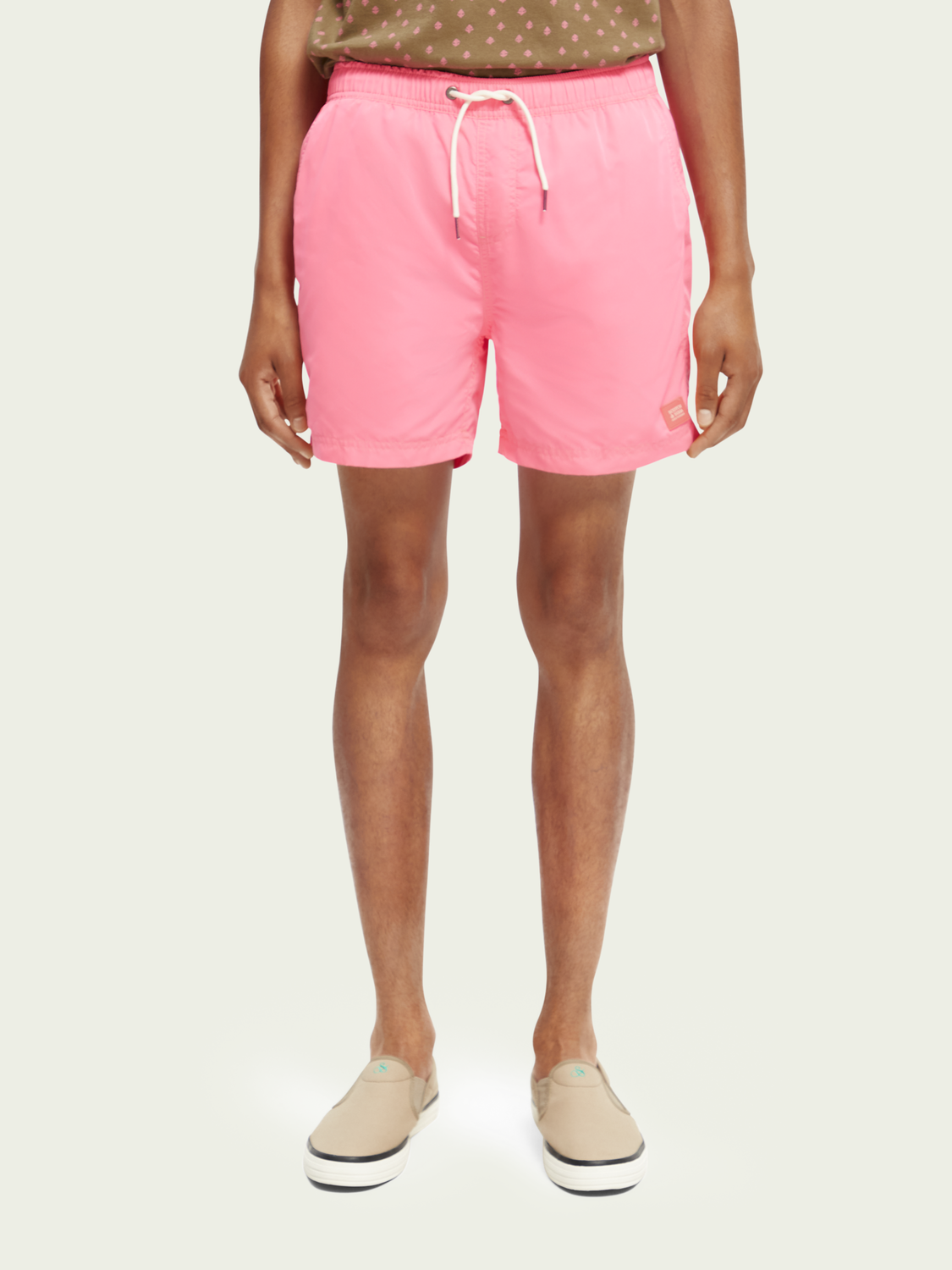 Maillot Scotch&Soda de couleur Rose