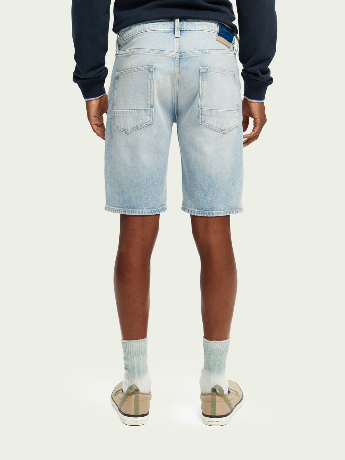 Short Scotch&Soda de couleur Denim