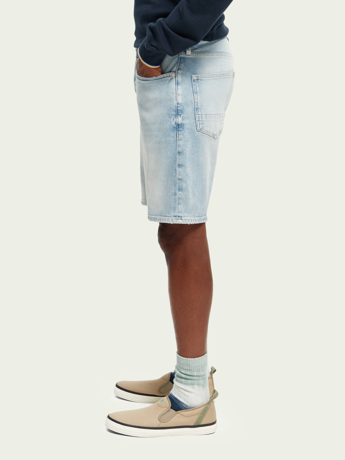 Short Scotch&Soda de couleur Denim