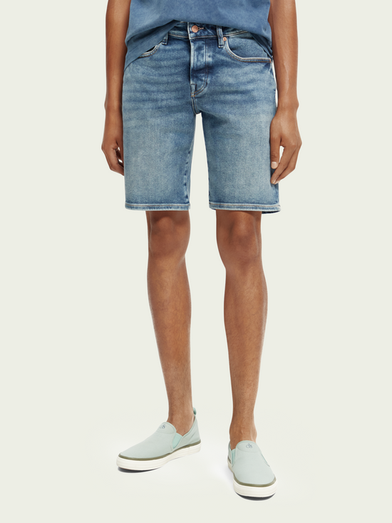 Short Scotch&Soda de couleur Denim Fonce