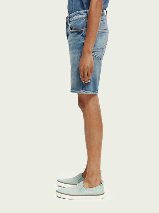 Short Scotch&Soda de couleur Denim Fonce