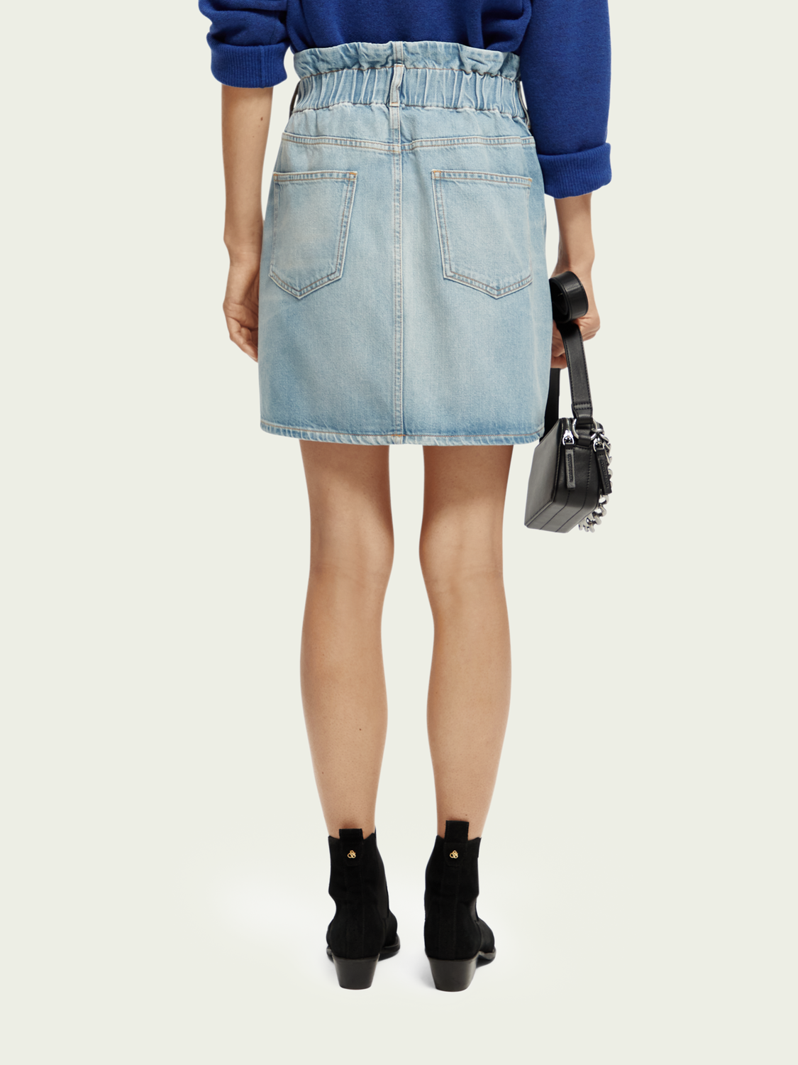 Jupe Scotch&Soda de couleur Bleu