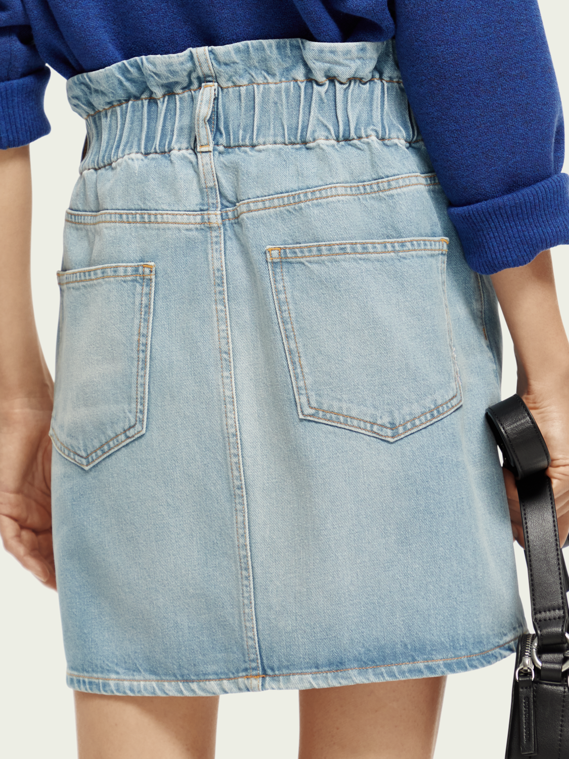 Jupe Scotch&Soda de couleur Bleu