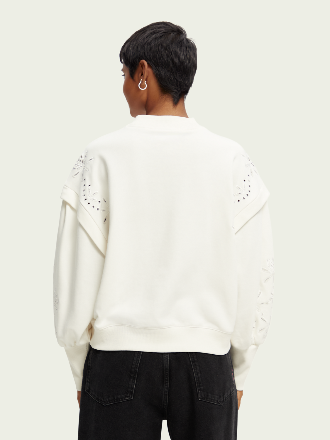 Chandail Scotch&Soda de couleur Vanille