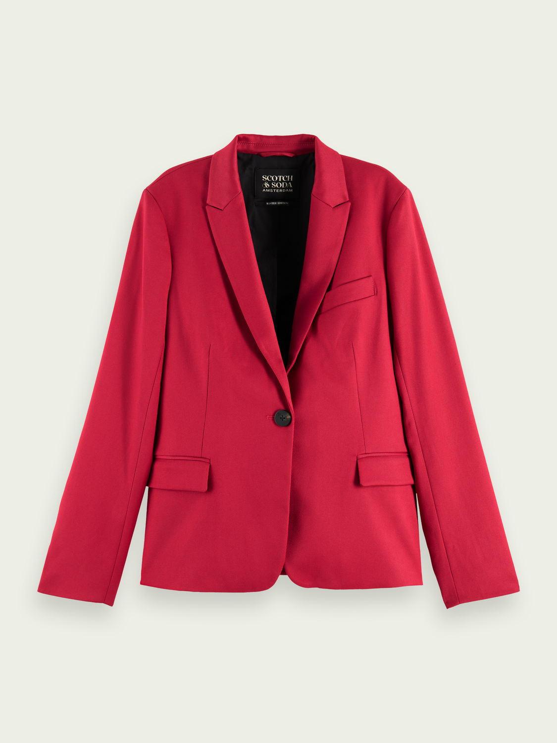 Veston Scotch&Soda de couleur Cerise