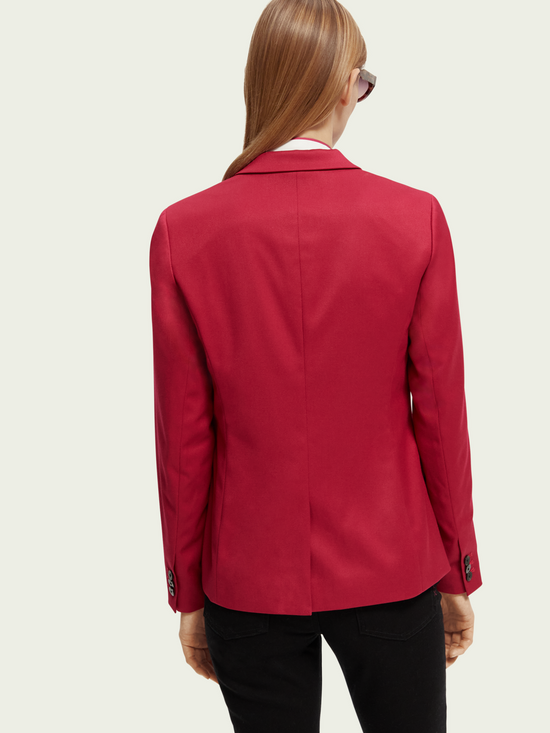 Veston Scotch&Soda de couleur Cerise